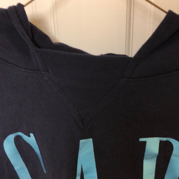Gap pullover hoodie navy blue size medium - Picture 3 of 6